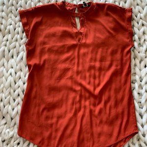 Blouse, fall blouse, Express blouse, rust